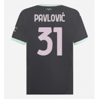 AC Milan Strahinja Pavlovic #31 3rd trikot 2024-25 Kurzarm